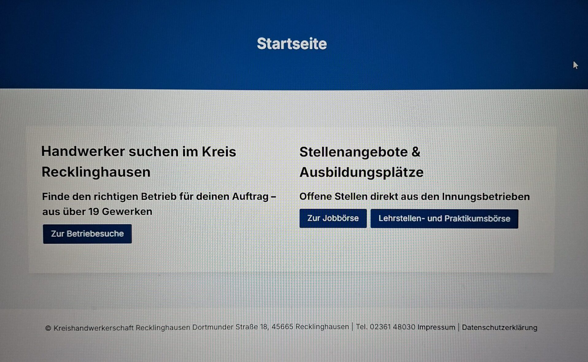 Neue Angebote auf der Betriebesuche