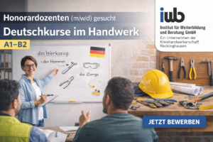Beitragsbild Honorardozent/in für Deutschkurs gesucht