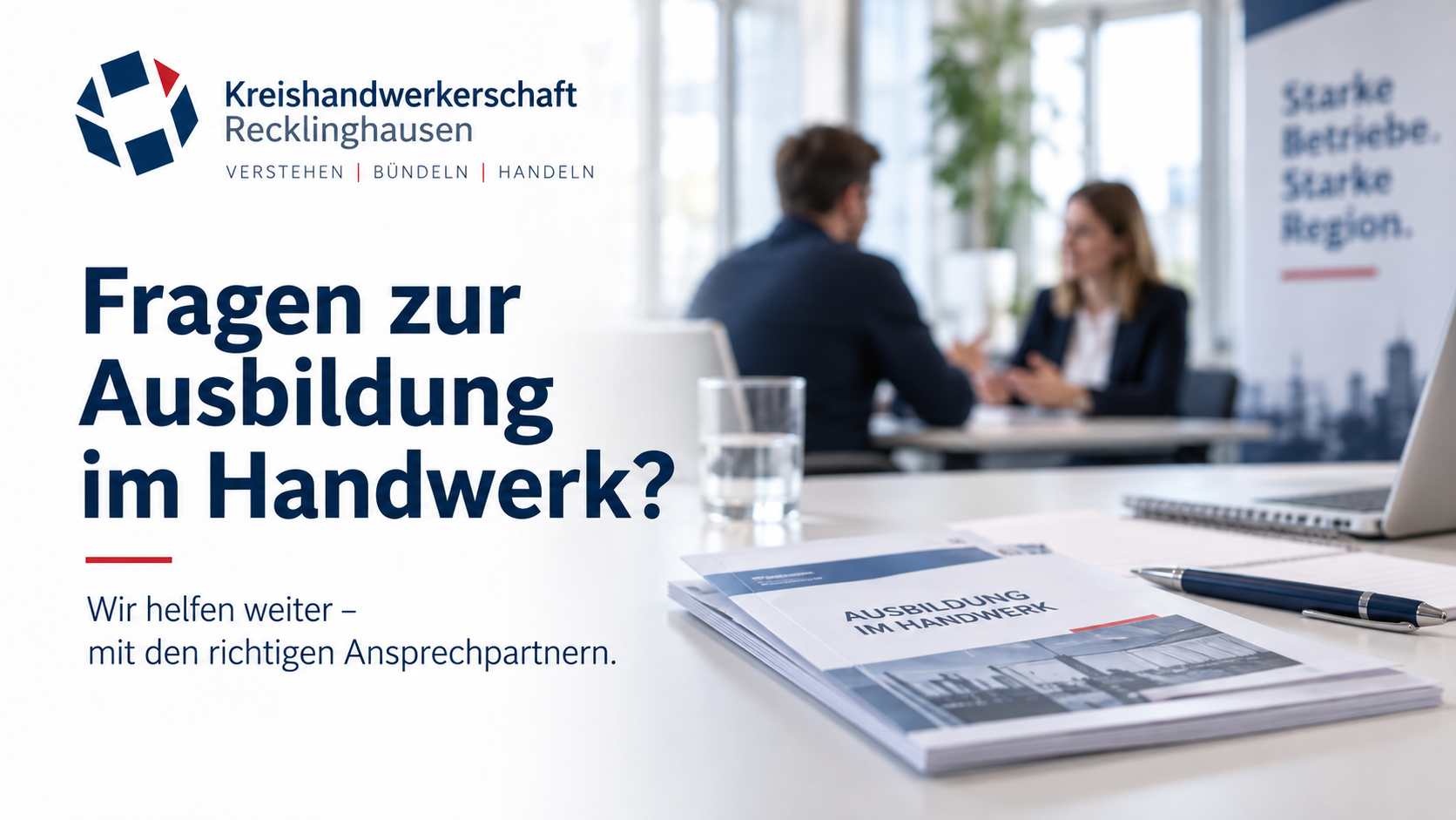 Fragen zur Ausbildung im Handwerk – Informationen zu Beratung, Prüfungen und Schlichtung